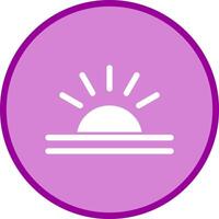Sunrise Icon Design vector