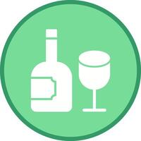 Wine Glass Icon Design vector