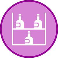 Wine Rack Icon Design vector