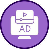 Ad Icon Design vector