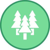 Evergreen Tree Icon Design vector