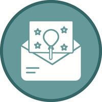 Party Invitation Icon Design vector