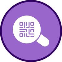 QR Code App Icon Design vector