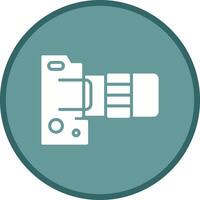 DSLR Essentials Icon Design vector