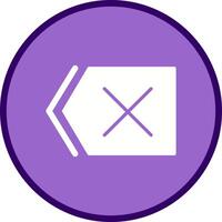 Delete Icon Design vector