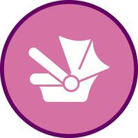 Car Seat Safety Icon Design vector