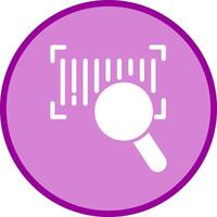 Barcode Database Icon Design vector