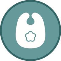 Cute Bibs Icon Design vector
