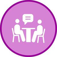 News Interview Icon Design vector