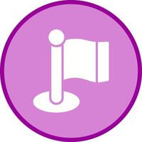 Flagpole Icon Design vector