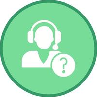Help Request Icon Design vector