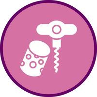 Wine Cork Icon Design vector