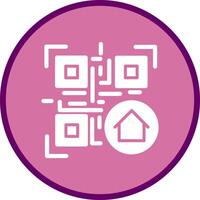 QR Code Menu Icon Design vector