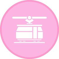 Tram Car Icon Design vector