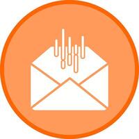 Mail Sorting Icon Design vector