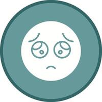Pleading Face Icon Design vector