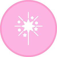 Sparklers Icon Design vector