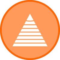 Pyramid Graph Icon Design vector