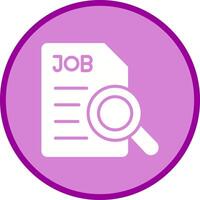 Job Search Icon Design vector
