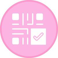 QR Code Checkout Icon Design vector