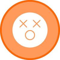 Dizzy Face Icon Design vector