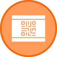 QR Code Business Card Icon Design vector