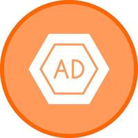 Ad Blocker Icon Design vector