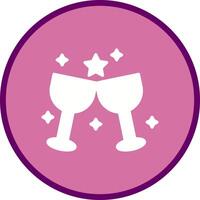 Wine Party Icon Design vector