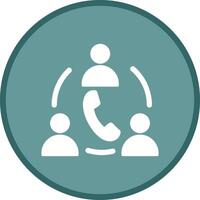 Contact Team Icon Design vector