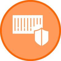 Barcode Security Icon Design vector