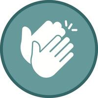 Clapping Hands Icon Design vector