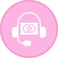 Support Ticket Icon Design vector
