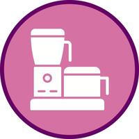 Food Processor Icon Design vector