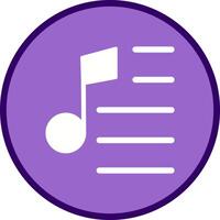 Party Playlist Icon Design vector