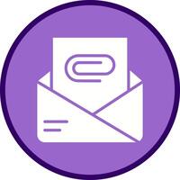 Attachment Clip Icon Design vector