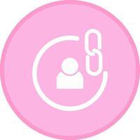 Contact Links Icon Design vector