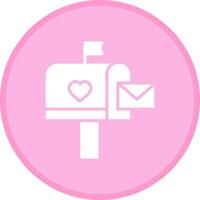 Mailbox with Mail Icon Design vector
