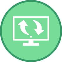 Migrate Icon Design vector
