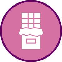 Chocolate Bar Icon Design vector
