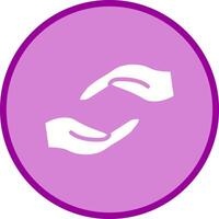 Supportive Hand Icon Design vector