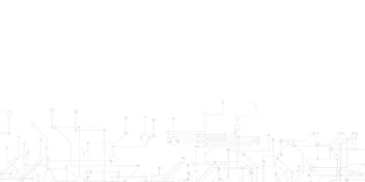 Circuit board on white color. Technology background vector