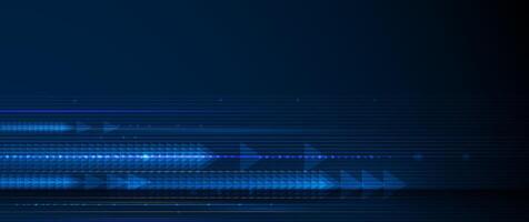 Abstract arrow and lines pattern design for technology background vector
