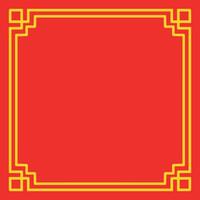 Border frame line deco art simple line corner ornamental pattern vector