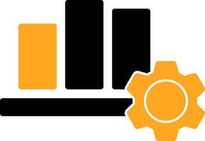 Bar Chart Colorful Icon vector