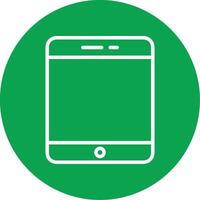 Tablet Colorful Icon vector