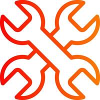 Wrench Colorful Icon vector