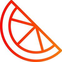 Orange Slice Colorful Icon vector