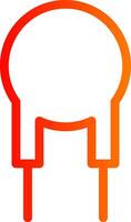 Capacitor Colorful Icon vector