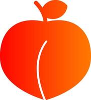 Peach Colorful Icon vector