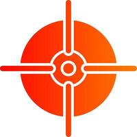 Target Colorful Icon vector